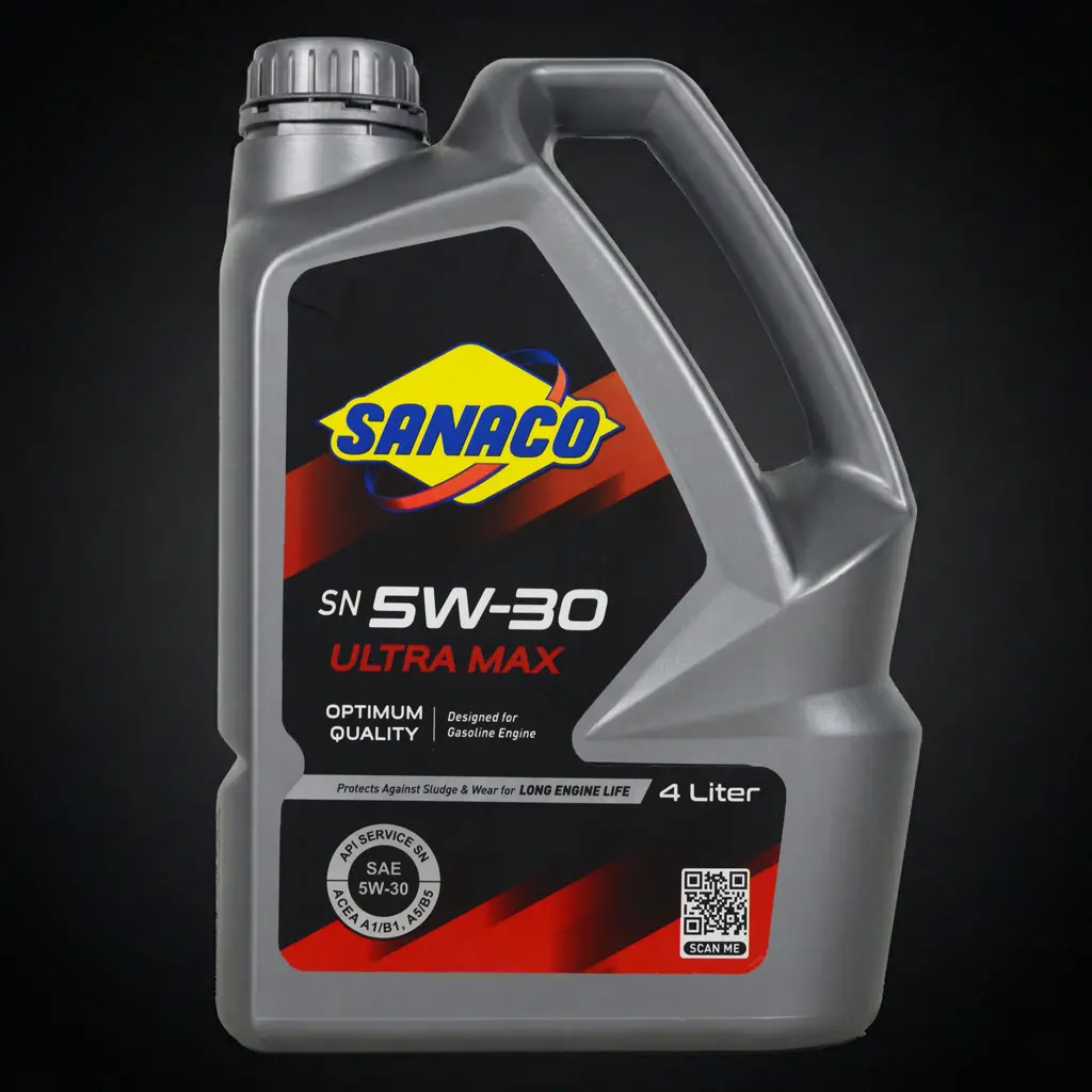 روغن موتور ساناکو SN 5W-30 حجم ۴ لیتر